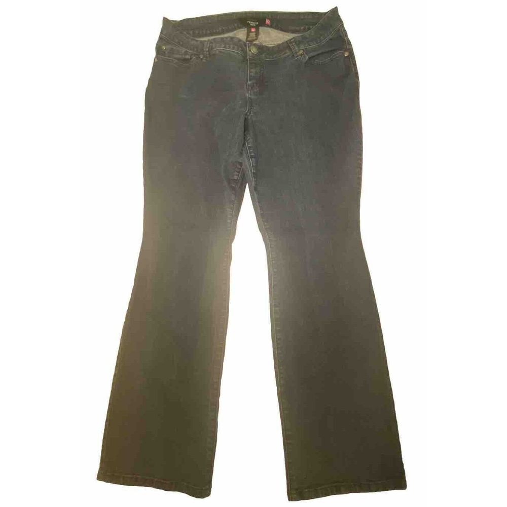 Torrid Womens Size 18R Medium‎ Wash Straight Leg Denim Jeans Western